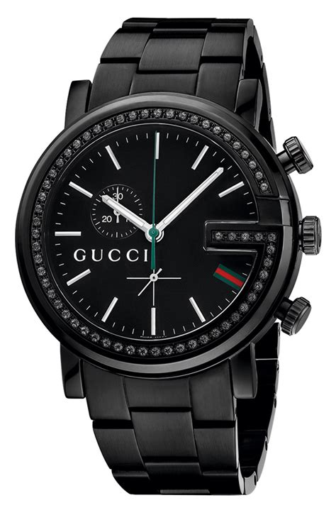 gucci g watch with diamonds.